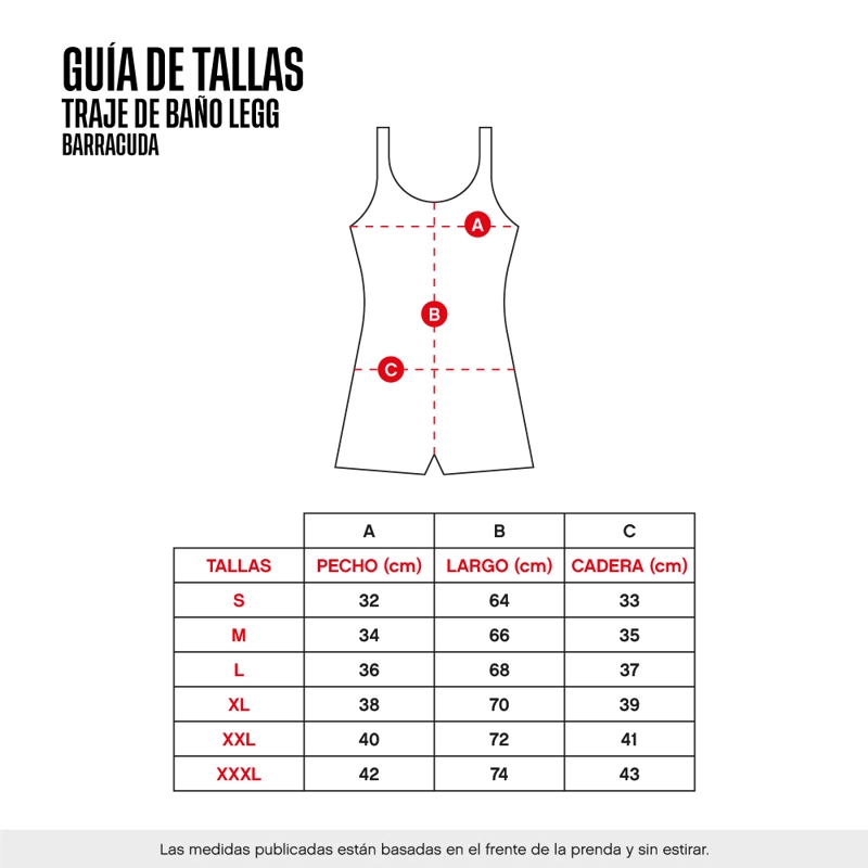 TRAJEBAÑO MUJ BARRACUDA LEGG AZ 3XL - 2