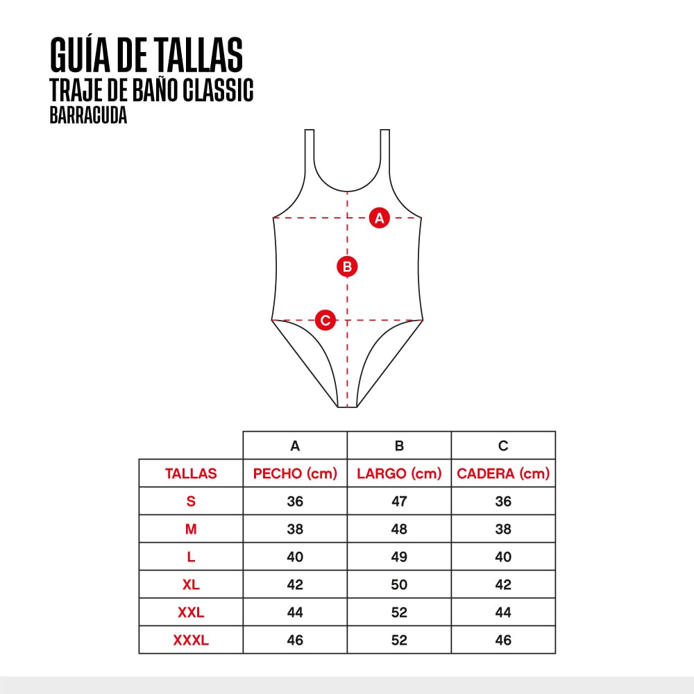 TRAJEBAÑO MUJ BARRACUDA CLASSIC BATHE AZM-AMA L - 2