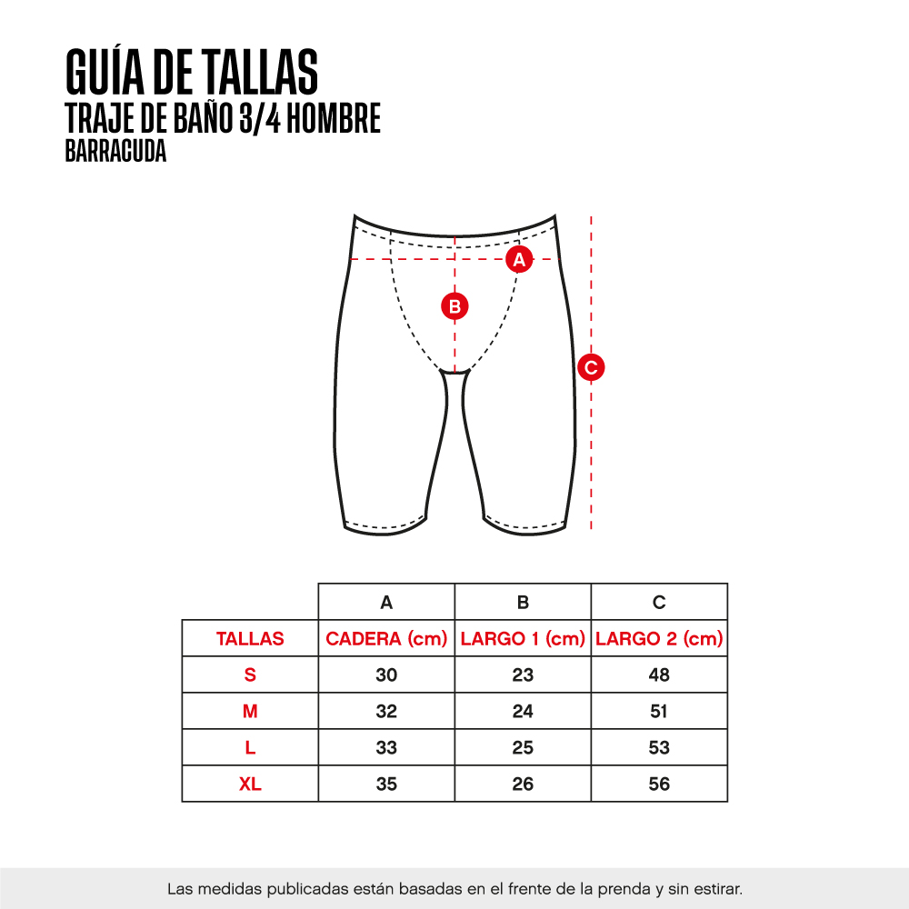 TRAJEBAÑO HOM BARRACUDA 3/4 SWIMCARE AZM-GR - 2