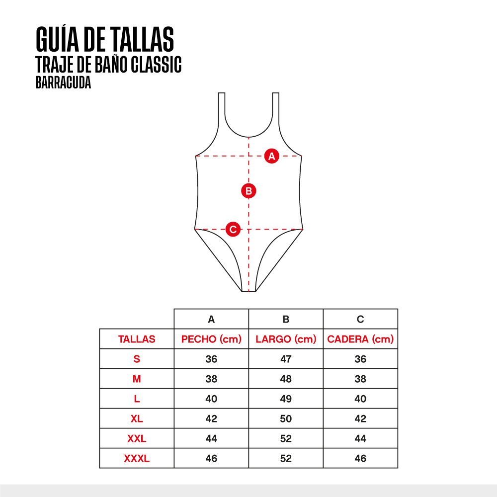 TRAJEBAÑO MUJ BARRACUDA CLASSIC BATHE AZM-AMA L - 2