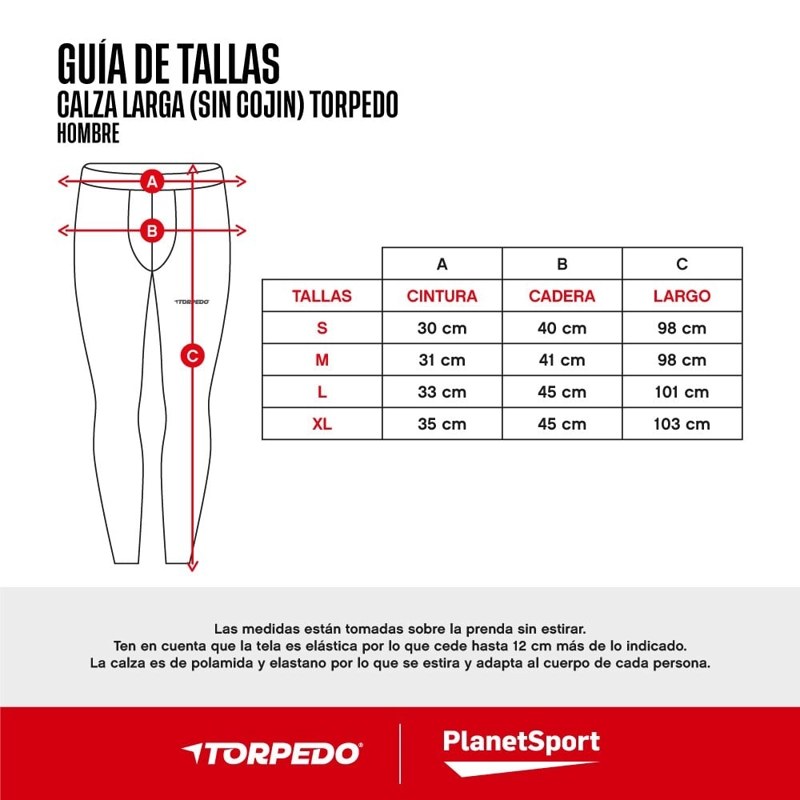 CALZA CICLISTA HOMBRE TORPEDO LARGA - 4