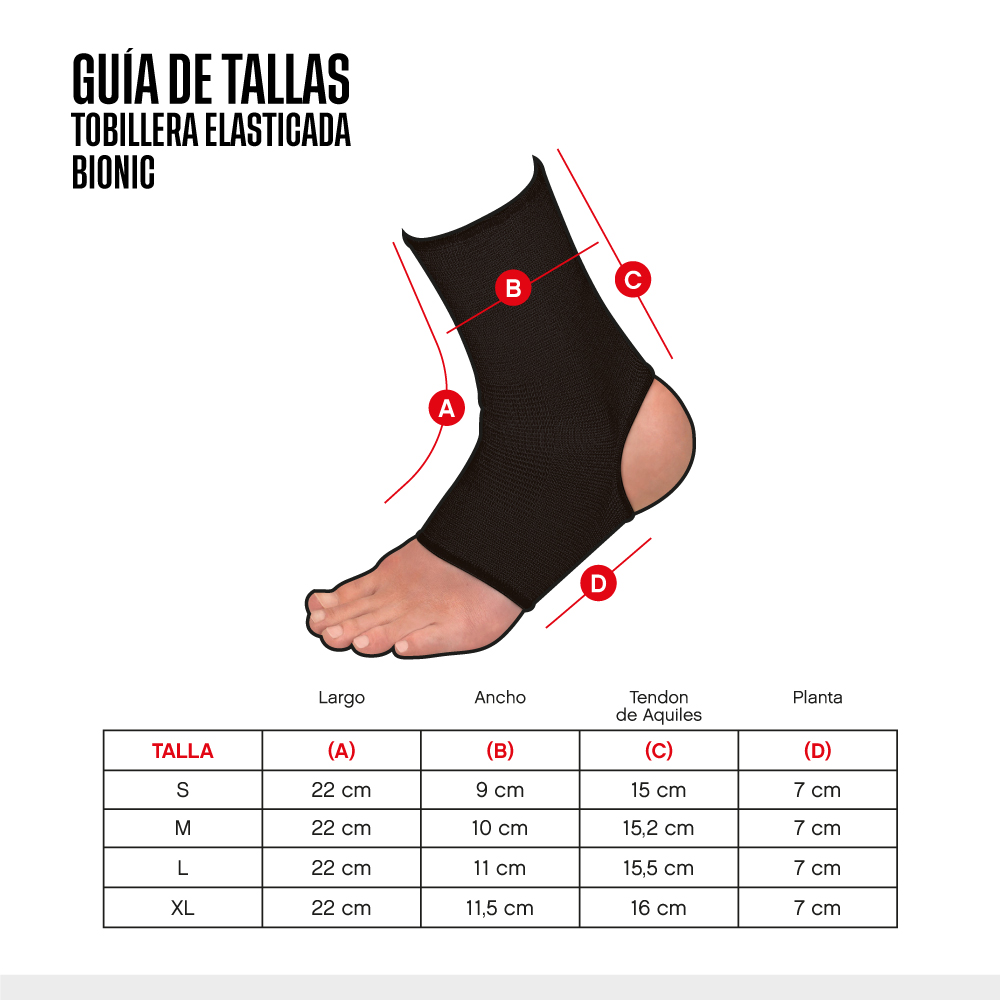 TOBILLERA BIONIC ELASTICADA PAR - 3
