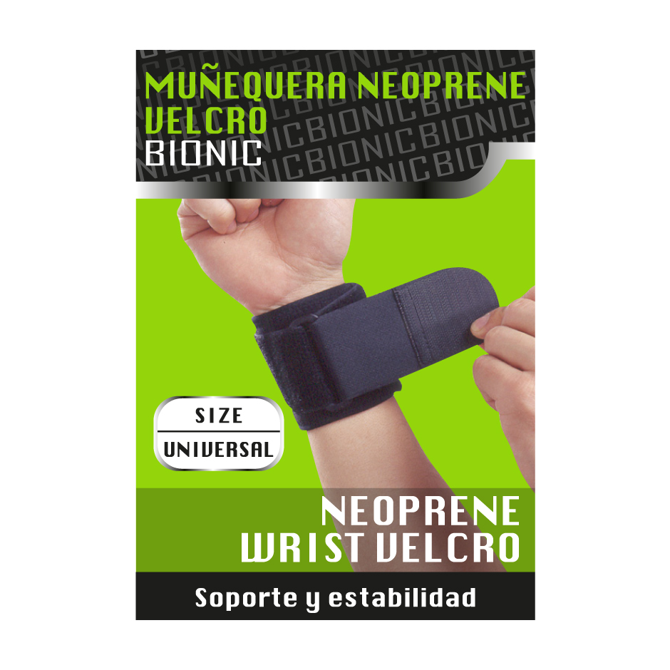 MUÑEQUERA BIONIC NEO VELCRO UNIVERSAL - 2