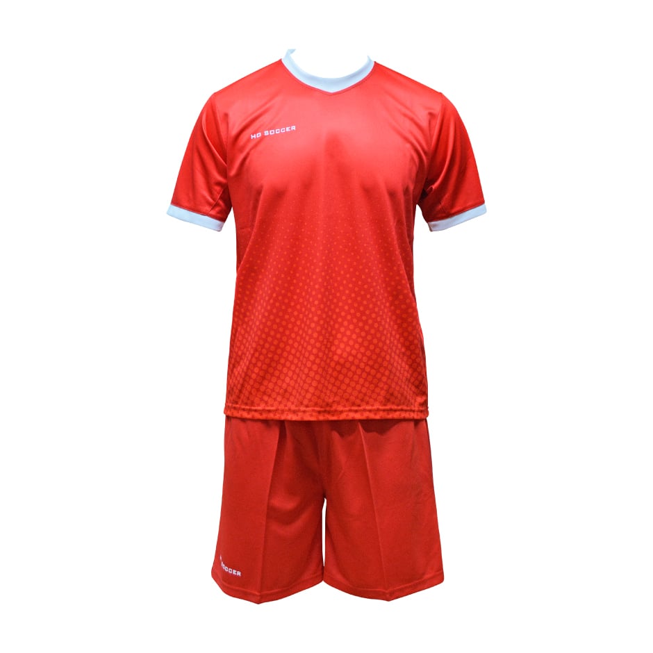 SET CAMISETA + SHORT UNISEX HO SOCCER TORM ROJO - NARNAJO FLUOR - 2