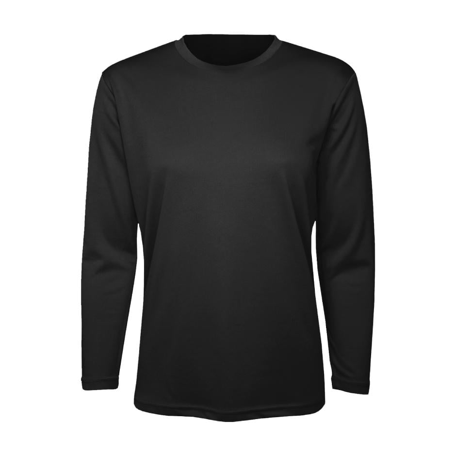 POLERA ADULTO GEO POLYPRINT MANGA LARGA NG - NEGRO - XXL - 1