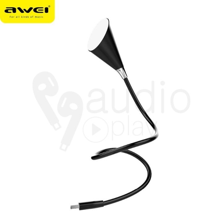 PARLANTE AWEI BLUETOOTH Y LÁMPARA L10 NEGRO - 2