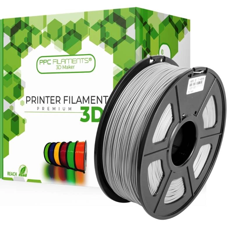 FILAMENTOS PLA PPC 1KG 1.75MM PLATA | FILAMENTOS - 1