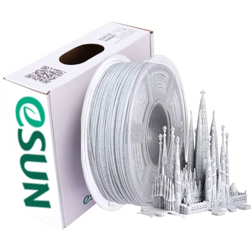 FILAMENTOS PLA ESUN 1KG 1.75MM MÁRMOL | FILAMENTOS - 1