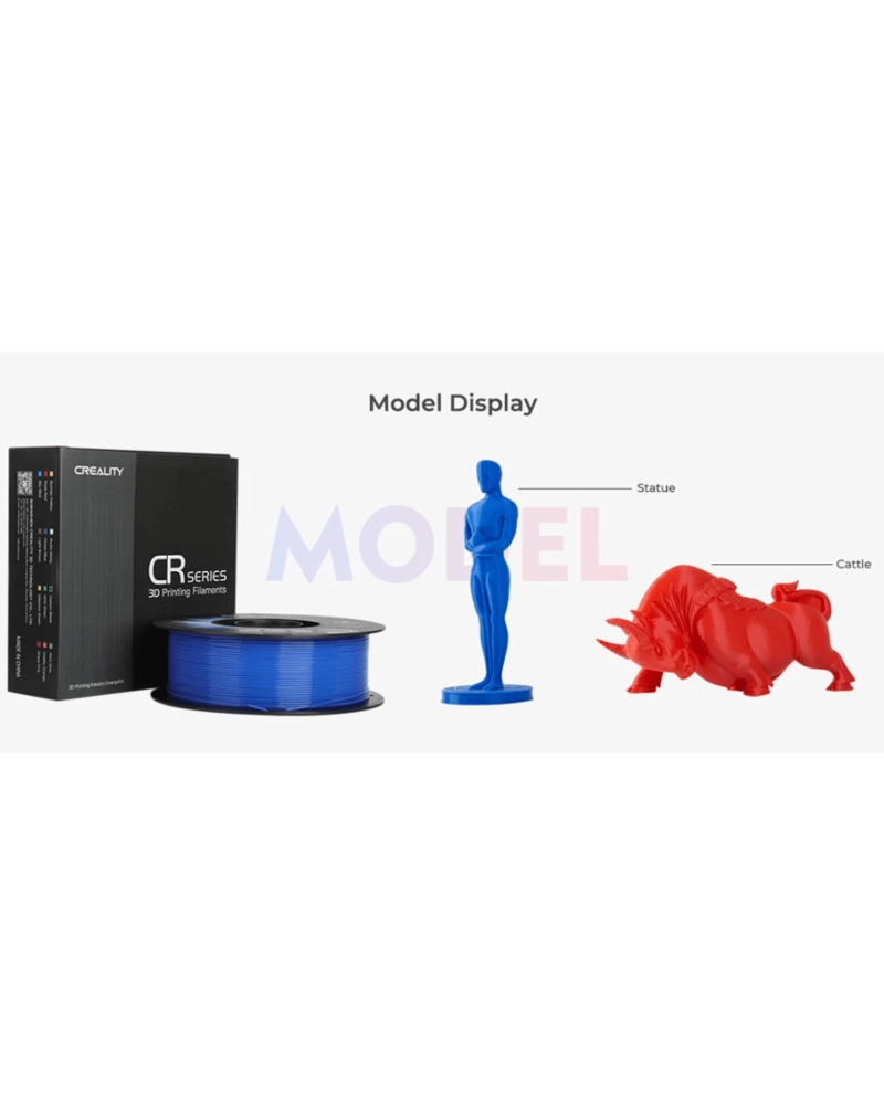 FILAMENTO CREALITY IMPRESORAS 3D FDM 1KG PETG AZUL TRANSPARENTE S - 9