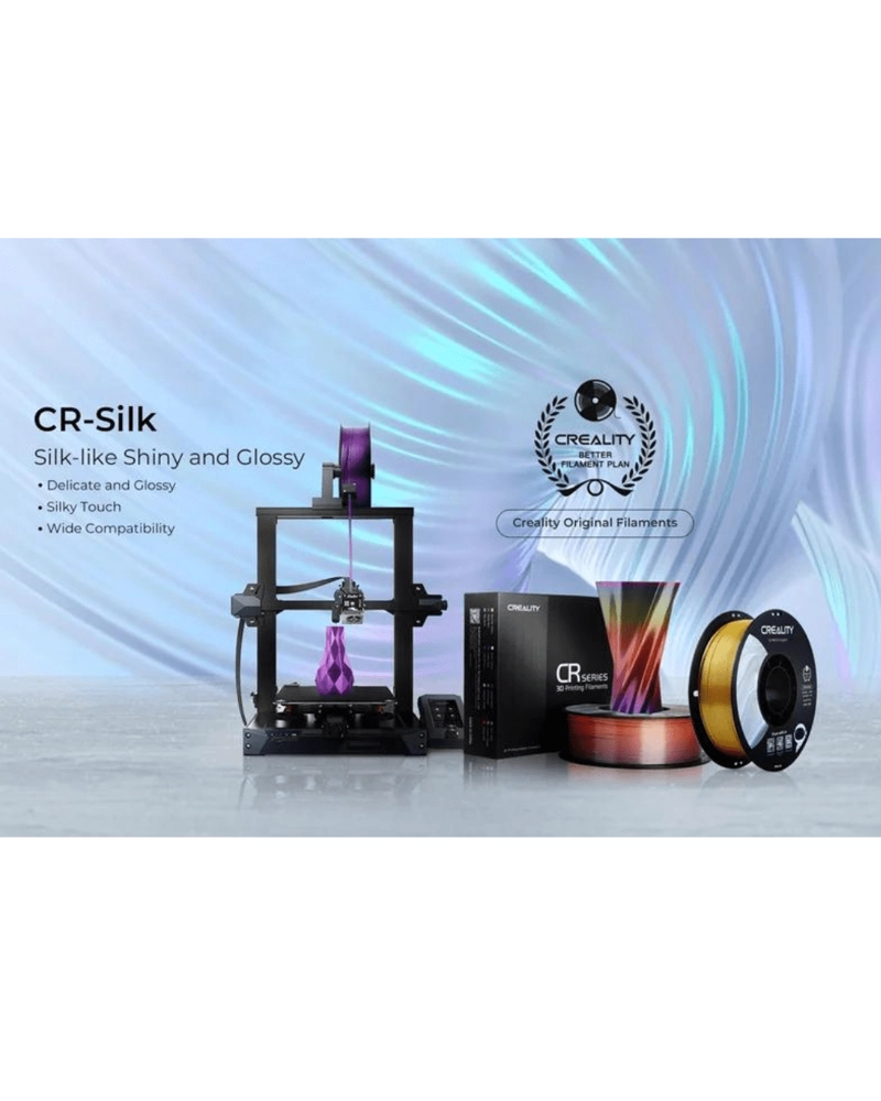 FILAMENTO 3D CREALITY 1KG PLA SEDA MÁGICO BICOLOR ORO Y PLATEADO FILAMENTOS - 3