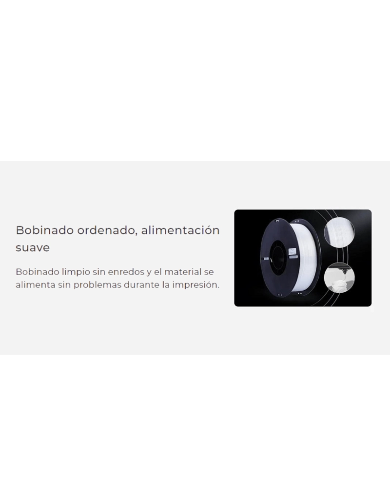 FILAMENTO 3D CREALITY 1KG PLA SEDA MÁGICO BICOLOR ORO Y PLATEADO FILAMENTOS - 7
