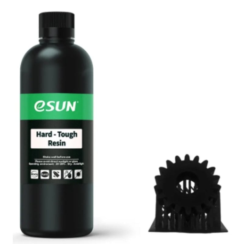 RESINA 3D TIPO ABS / HARD-TOUGH NEGRO PARA IMPRESORAS 3D 500G ESUN | RESINAS - 2