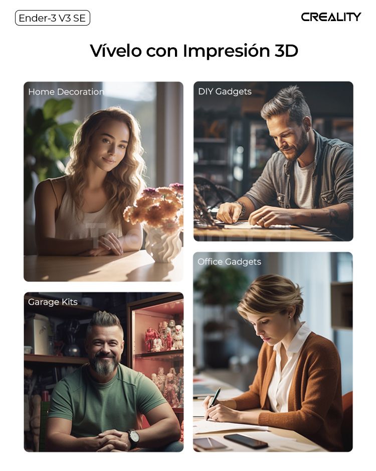 IMPRESORA 3D ENDER-3 V3 SE CREALITY | ALTA PRECISIÓN - 5