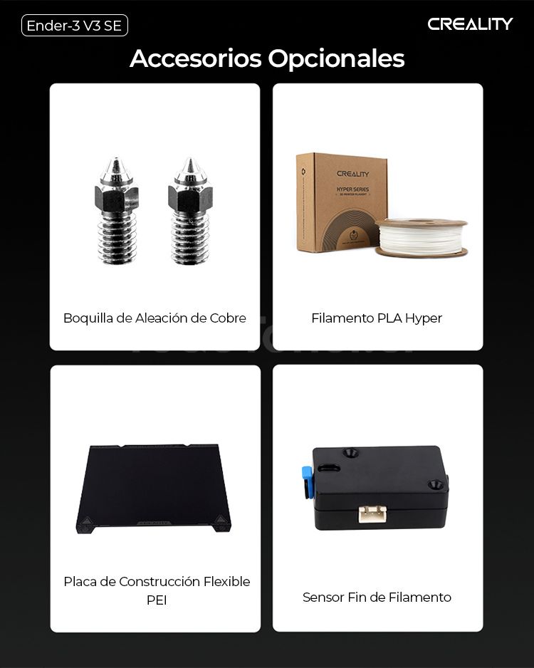 IMPRESORA 3D ENDER-3 V3 SE CREALITY | ALTA PRECISIÓN - 6