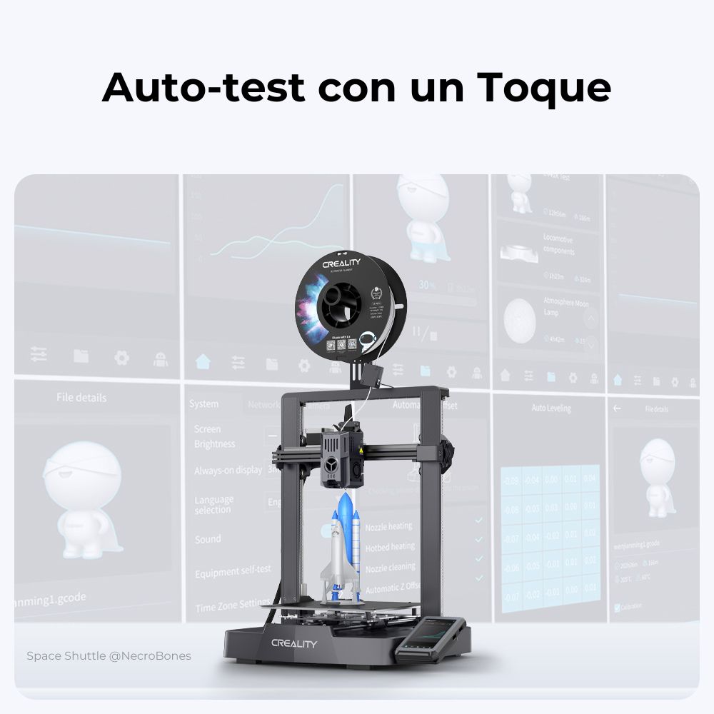 ENDER-3 V3 KE CREALITY + 2 FILAMENTOS PLA ENDER - 3