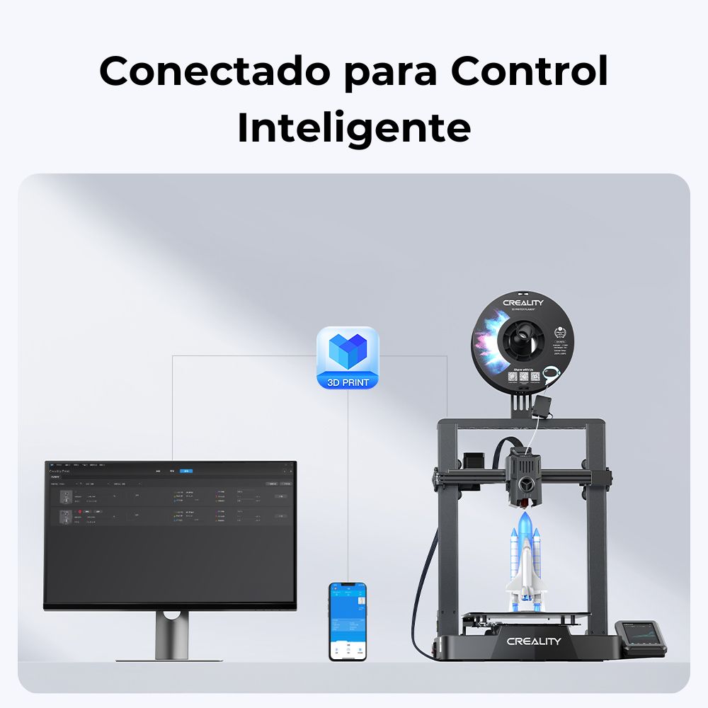 ENDER-3 V3 KE CREALITY + 2 FILAMENTOS PLA ENDER - 4