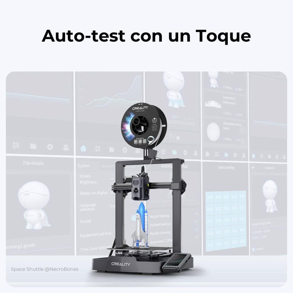 IMPRESORA 3D ENDER 3 V3 KE CREALITY | ALTA PRECISIÓN - 4