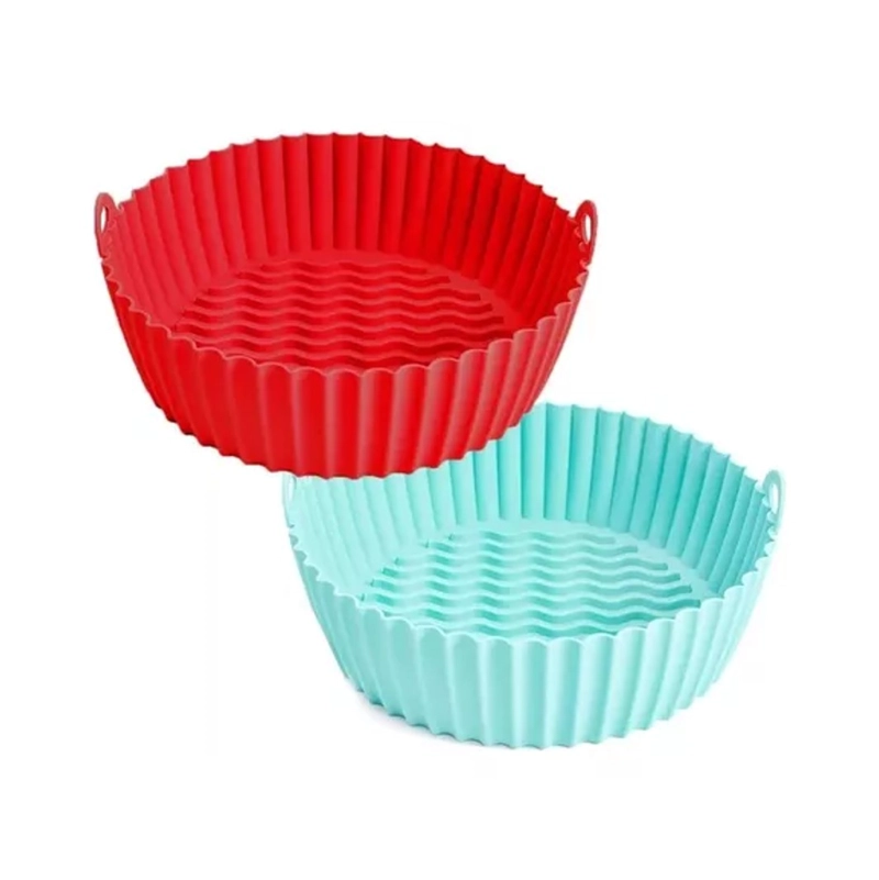 2 MOLDES FORRO FREIDORA DE AIRE SILICONA BANDEJA AIR FRYER