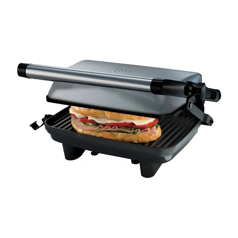 PLANCHA TOSTADORA PANINI OSTER 2880 1400W REVESTIMIENTO CERAMICA / - 1