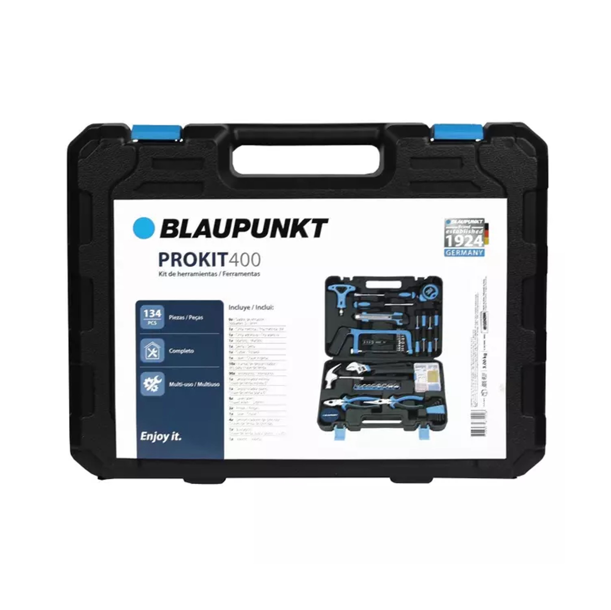 MALETA DE HERRAMIENTAS 133 PIEZAS BLAUPUNKT PROKIT 400 - 2