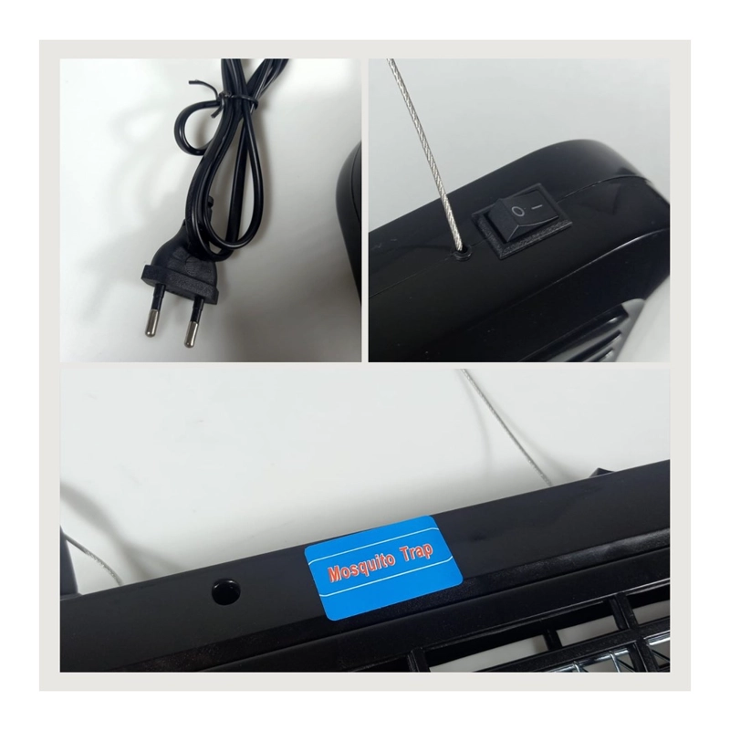 MATA INSECTOS ELE CTRICO MATA MOSCAS MOSQUITOS LAMPARA UV 8W - 2
