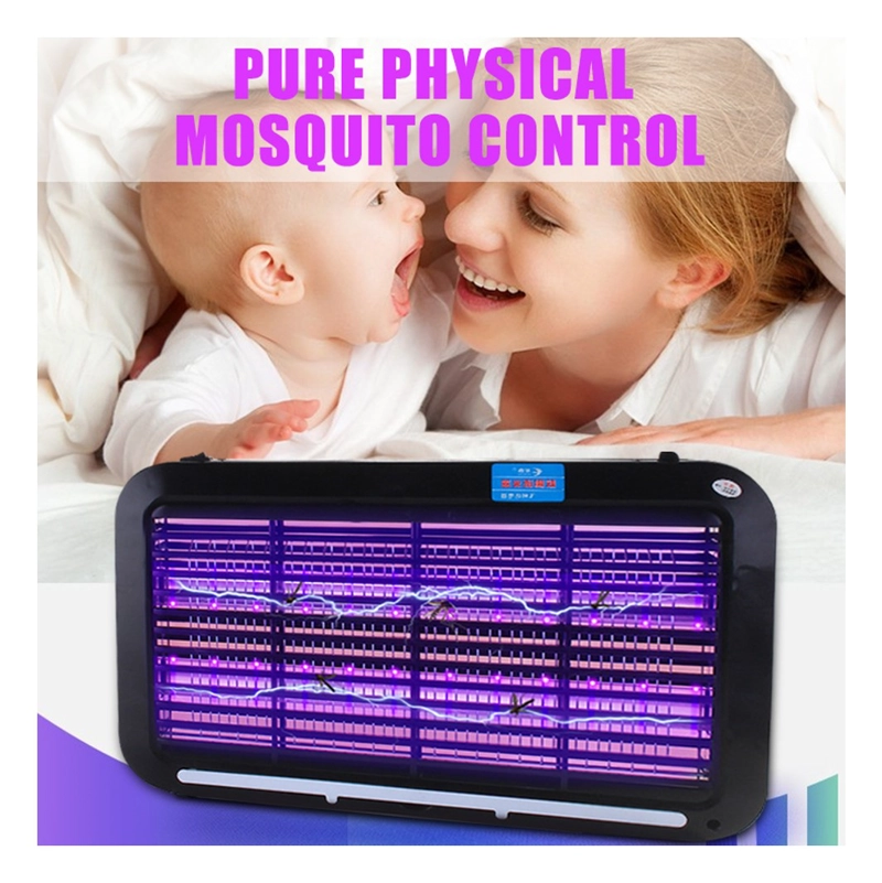 MATA INSECTOS ELE CTRICO MATA MOSCAS MOSQUITOS LAMPARA UV 8W - 3