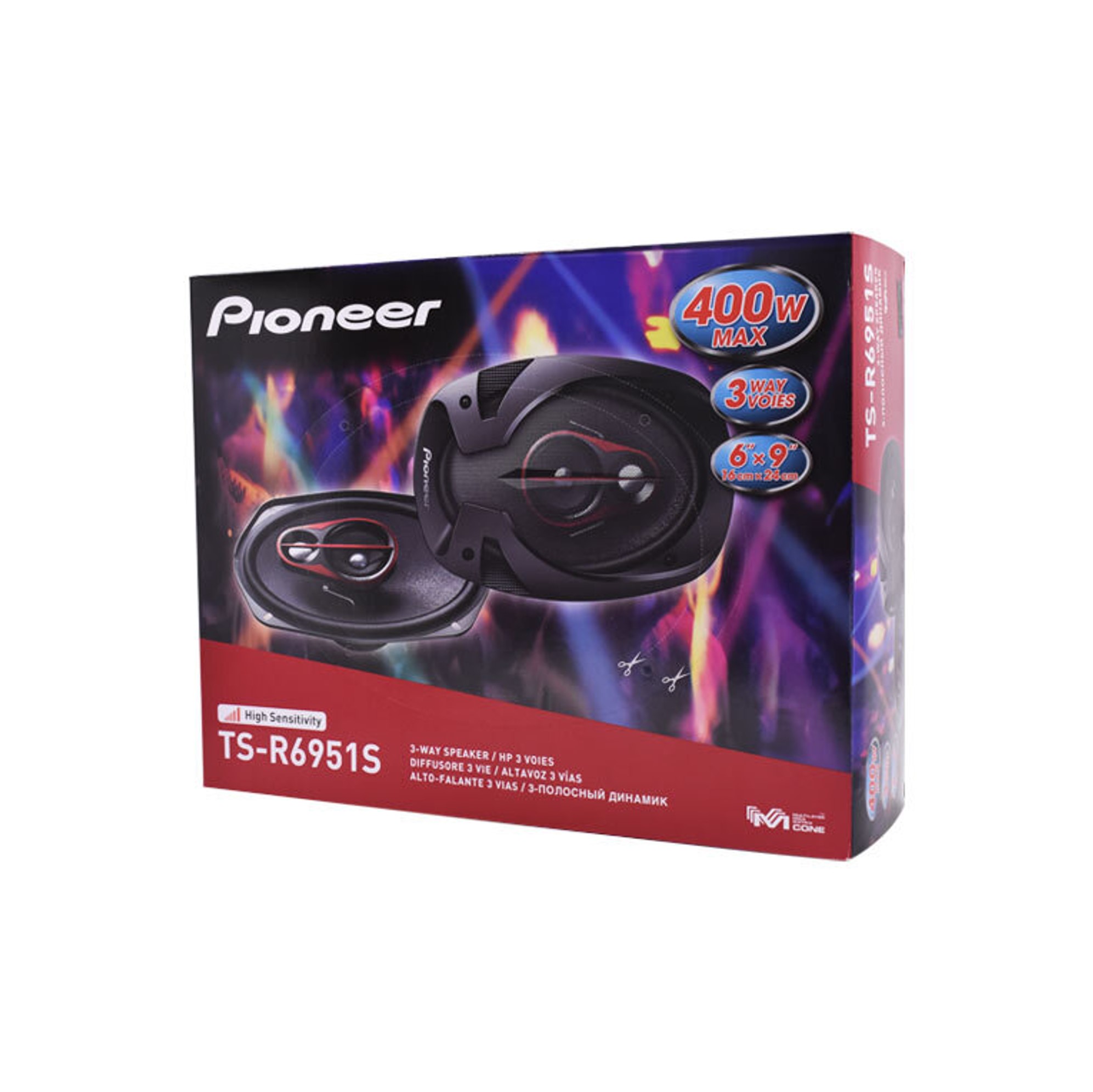 PARLANTES PIONNER 6X9 400W 3 VIAS TSR6951S - 1
