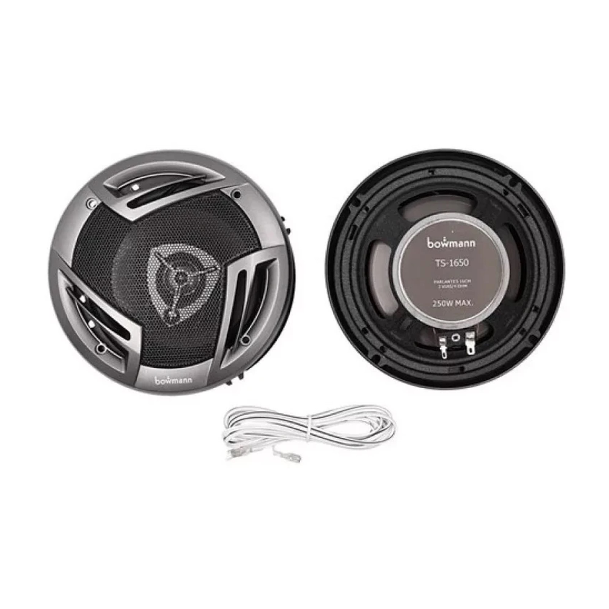 PARLANTES PARA AUTOS BOWMANN TS 1650 3VIAS 250W - 4