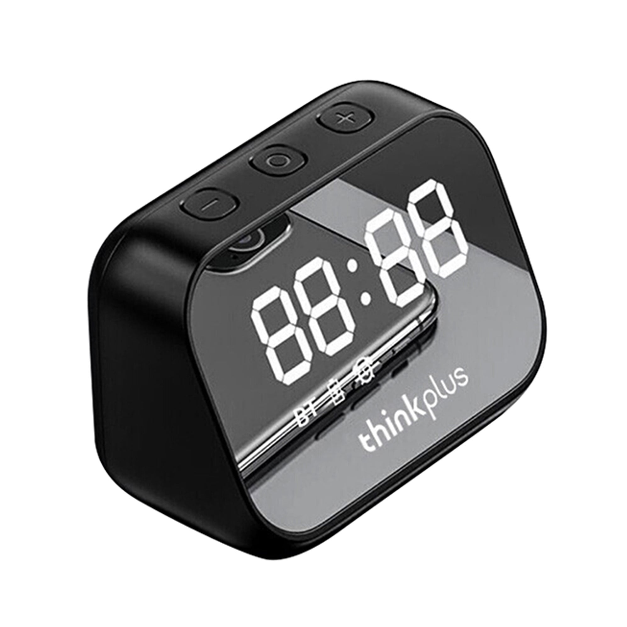 RADIO PARLANTE Y RELOJ DE MESA BLUETOOTH RECARGABLE PORTATIL - 2