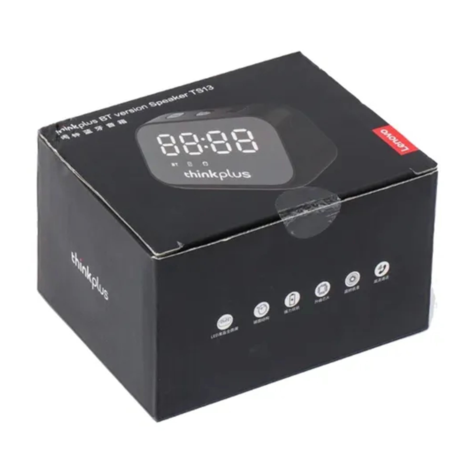 RADIO PARLANTE Y RELOJ DE MESA BLUETOOTH RECARGABLE PORTATIL - 5