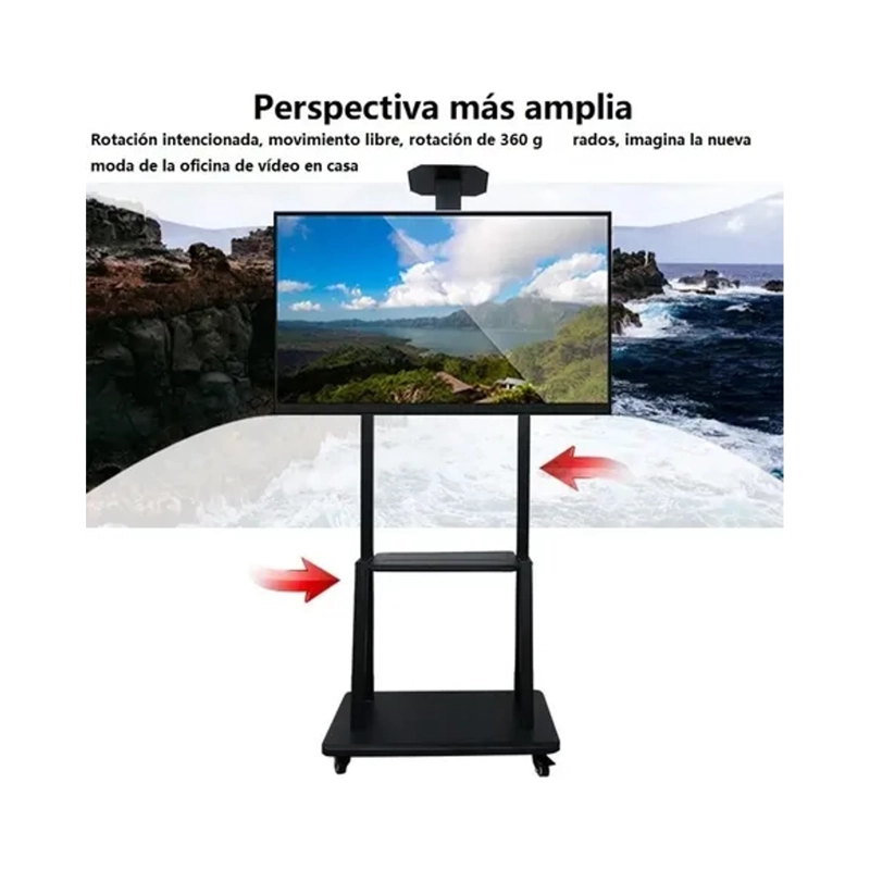 SOPORTE STAND DE TV MOVIL 32 - 70 PULGADAS CARRO MOVIL RUEDA - 6