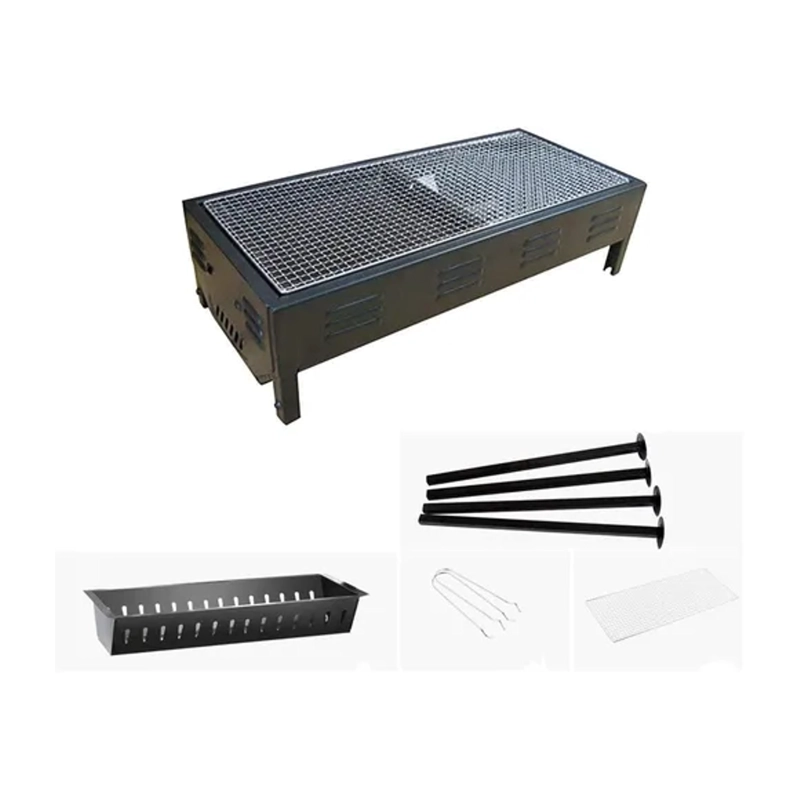 ESTUFA PARRILLA PARRILLERA PORTATIL PLEGABLE BARBACOA ASADO - 4