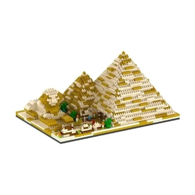 SET DE CONSTRUCCION PIRAMIDES EGIPTO 3D 1456 PIEZAS - 1