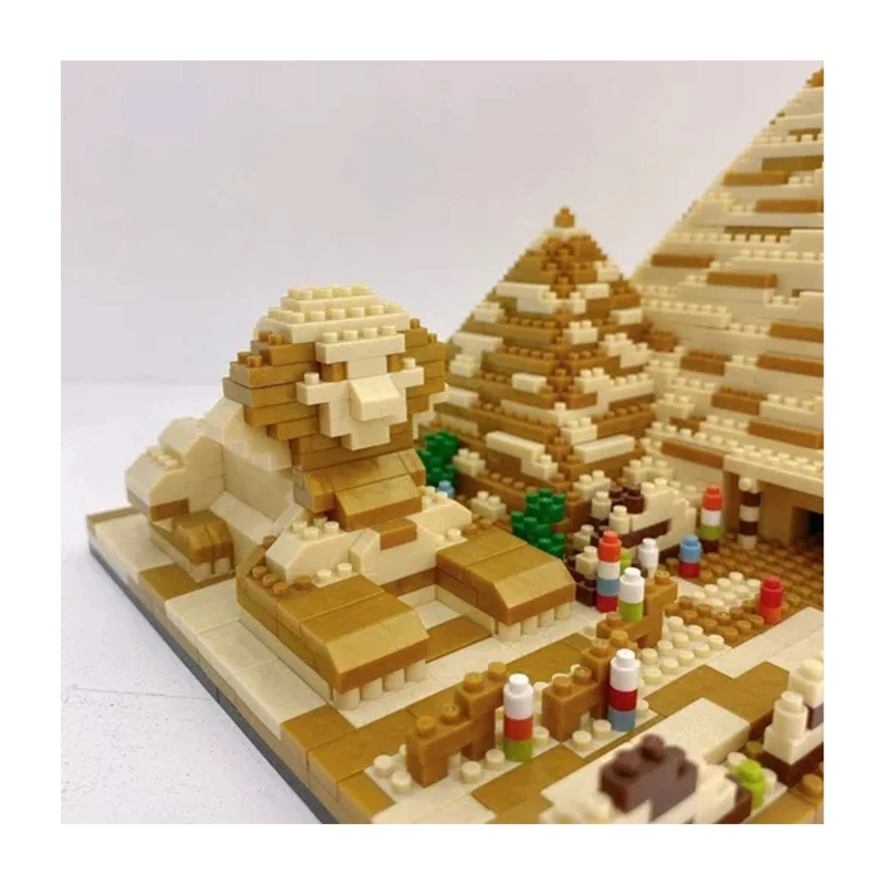 SET DE CONSTRUCCION PIRAMIDES EGIPTO 3D 1456 PIEZAS - 2