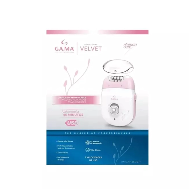 DEPILADORA DE PINZAS GAMA VELVET USB INALAMBRICA - 4