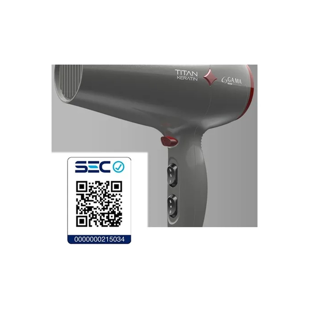SECADOR DE PELO GAMA TITAN KERATIN 2200W - 6