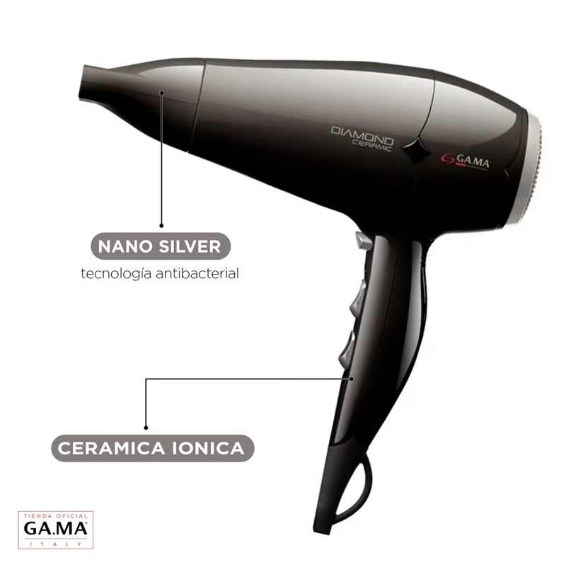 SECADOR DE CABELLO DIAMOND CERAMIC STD 2300W - 4