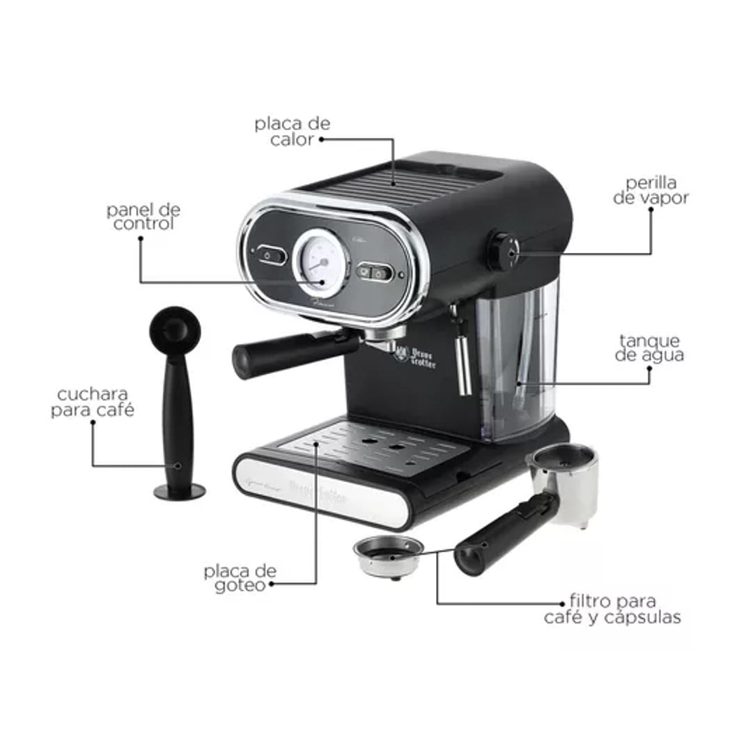 CAFETERA 2 EN 1 URSUS TROTTER UT-KAFFEE20BAR 1050W - 6
