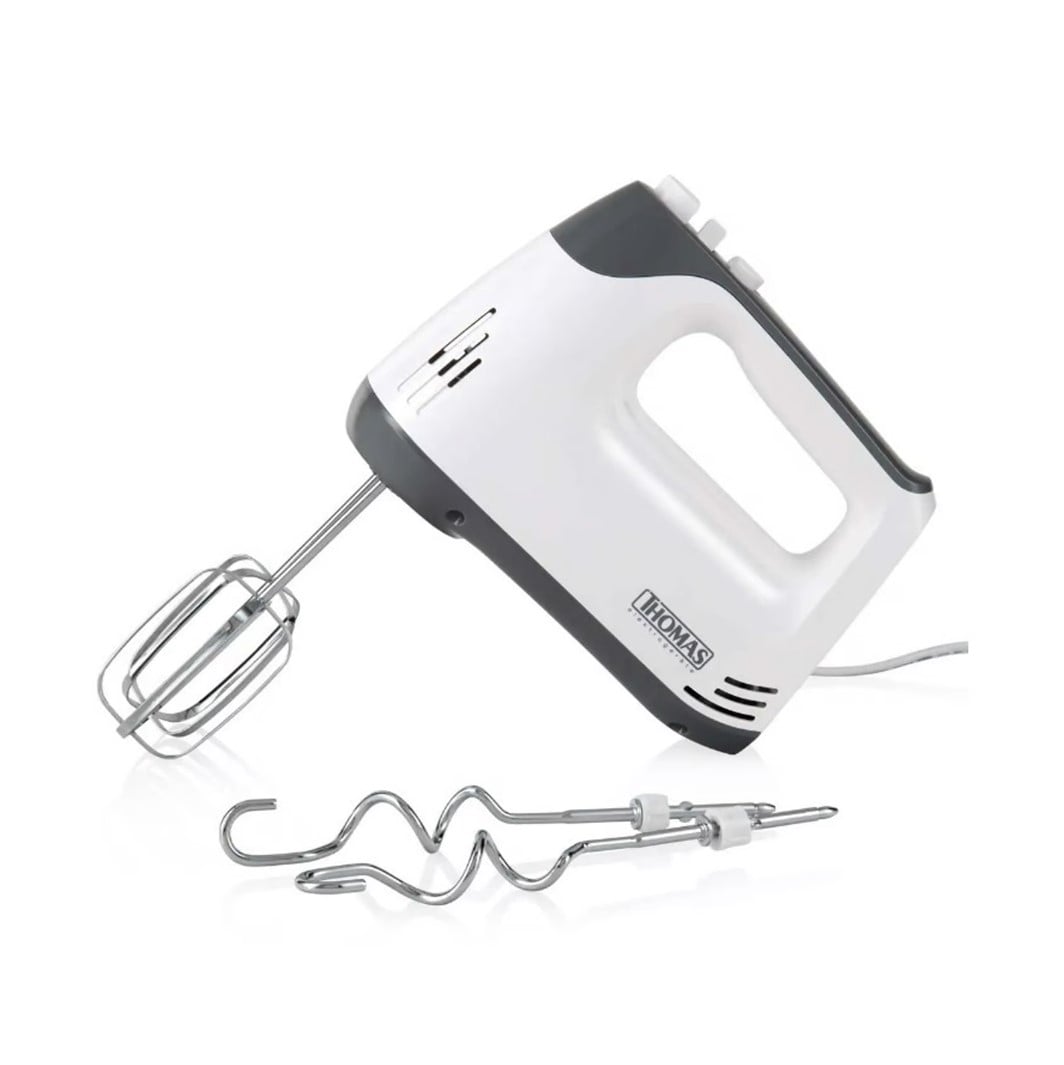 BATIDORA DE MANO THOMAS 300W 5 VELOCIDADES Y TURBO - 1