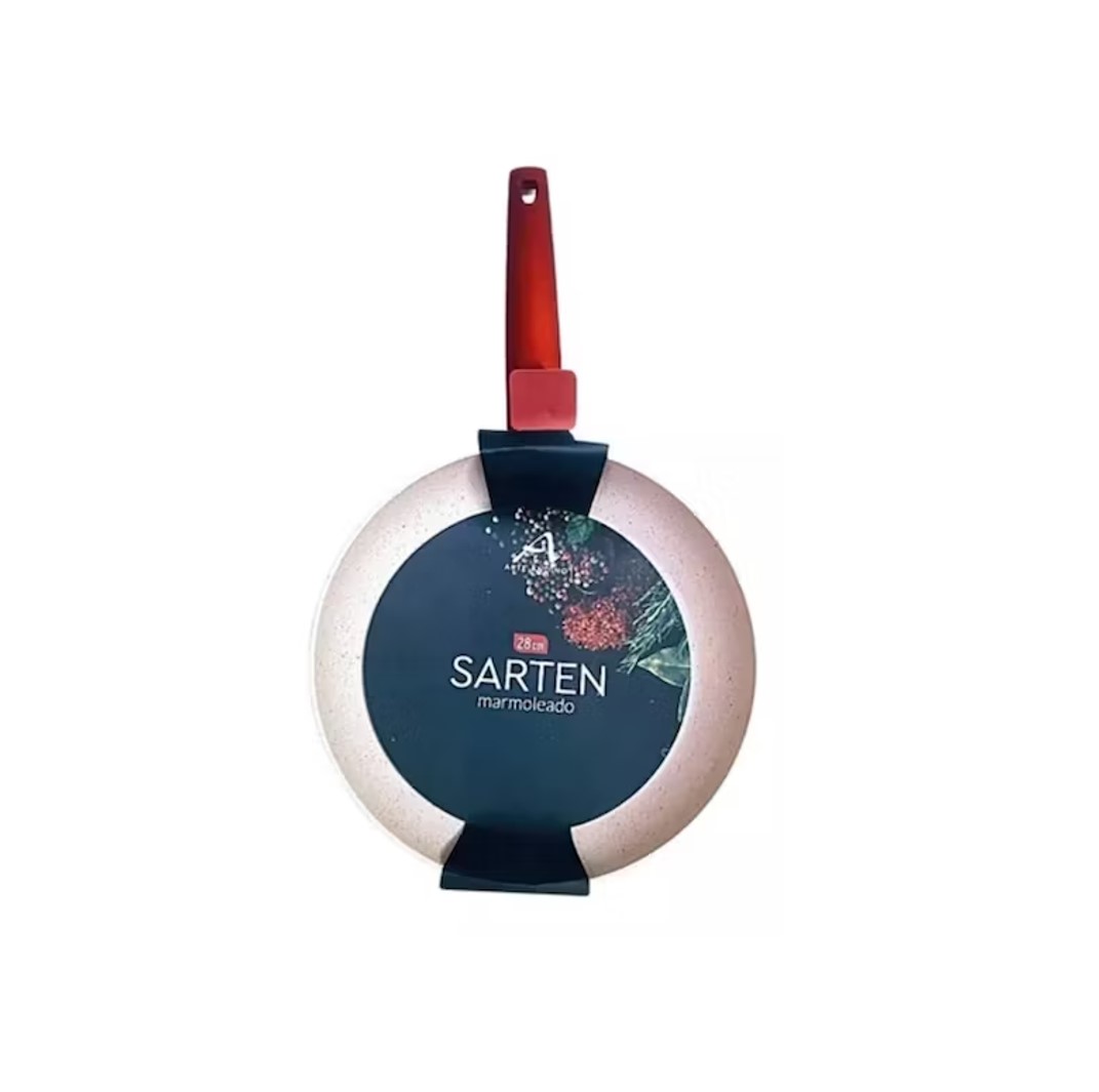 SARTEN ARTE ANDINO MARMOLEADO ANTIADHERENTE 28CM - 2