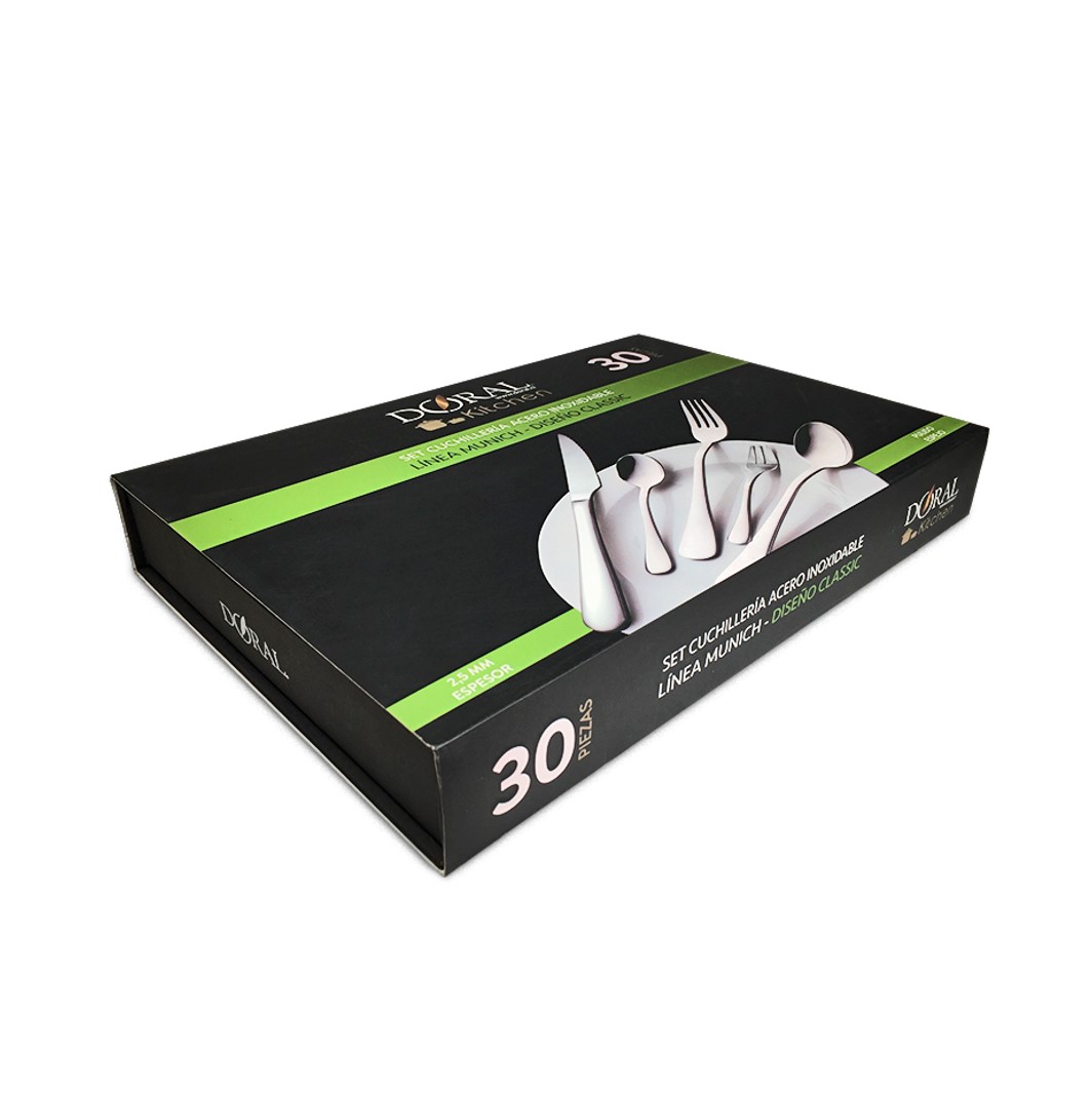 SET DE CUCHILLOS 30 PIEZAS LINEA MUNICH DORAL CLASICA - 3