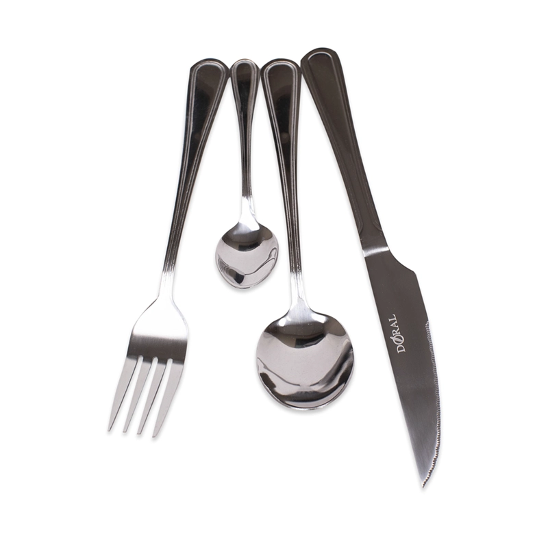 SET DE CUCHILLOS LINEA PRAGA 24 PIEZAS DORAL - 3