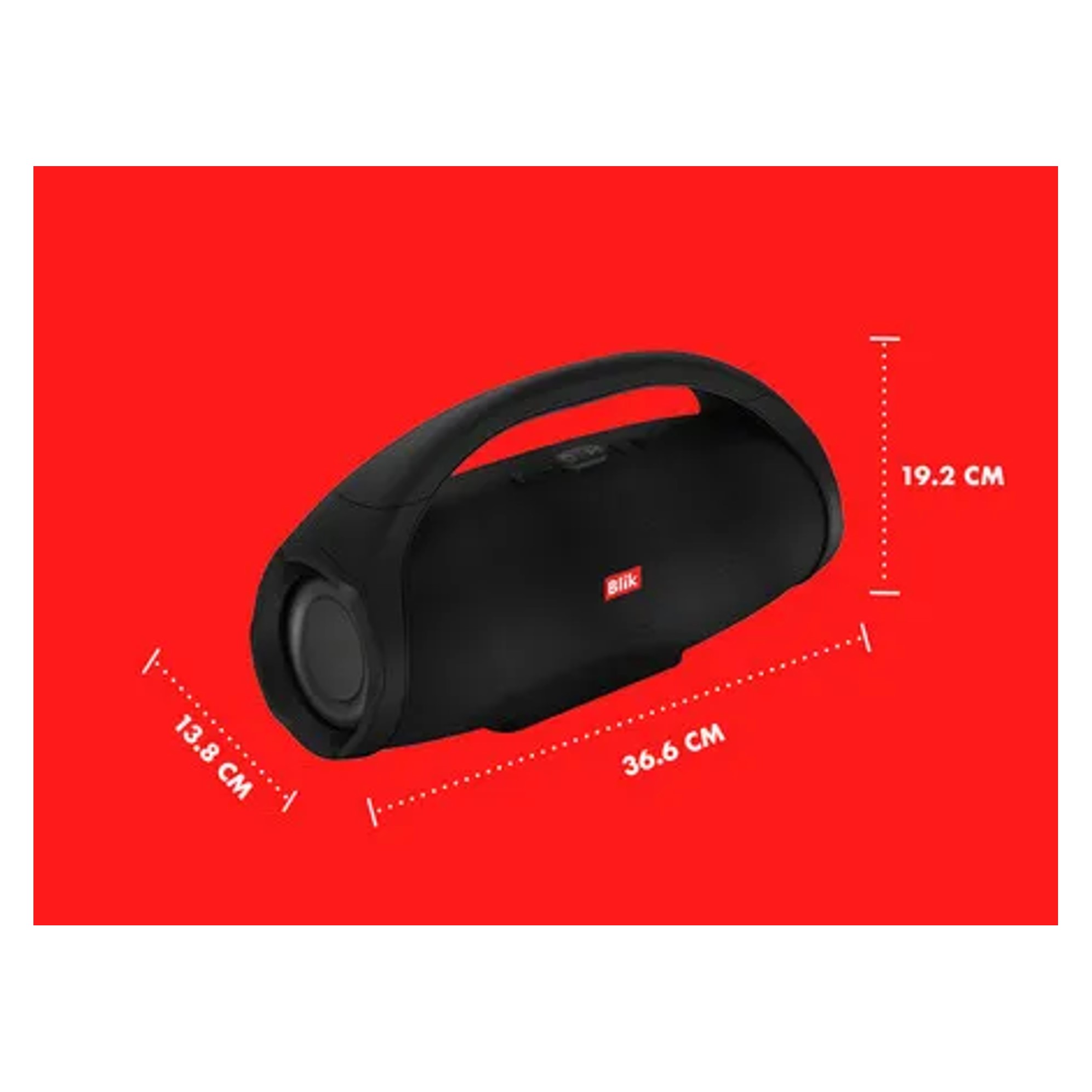 PARLANTE BLIK BAZOOKA BLUETOOTH BOOSTER 2 20W - 4