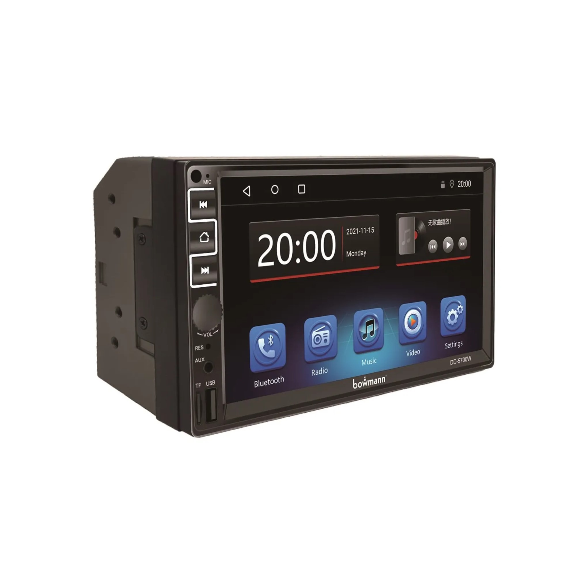 RADIO DE AUTO BOWMANN 7 PULGADAS BLUETOOH  DD 5700W CARPLAY - 3