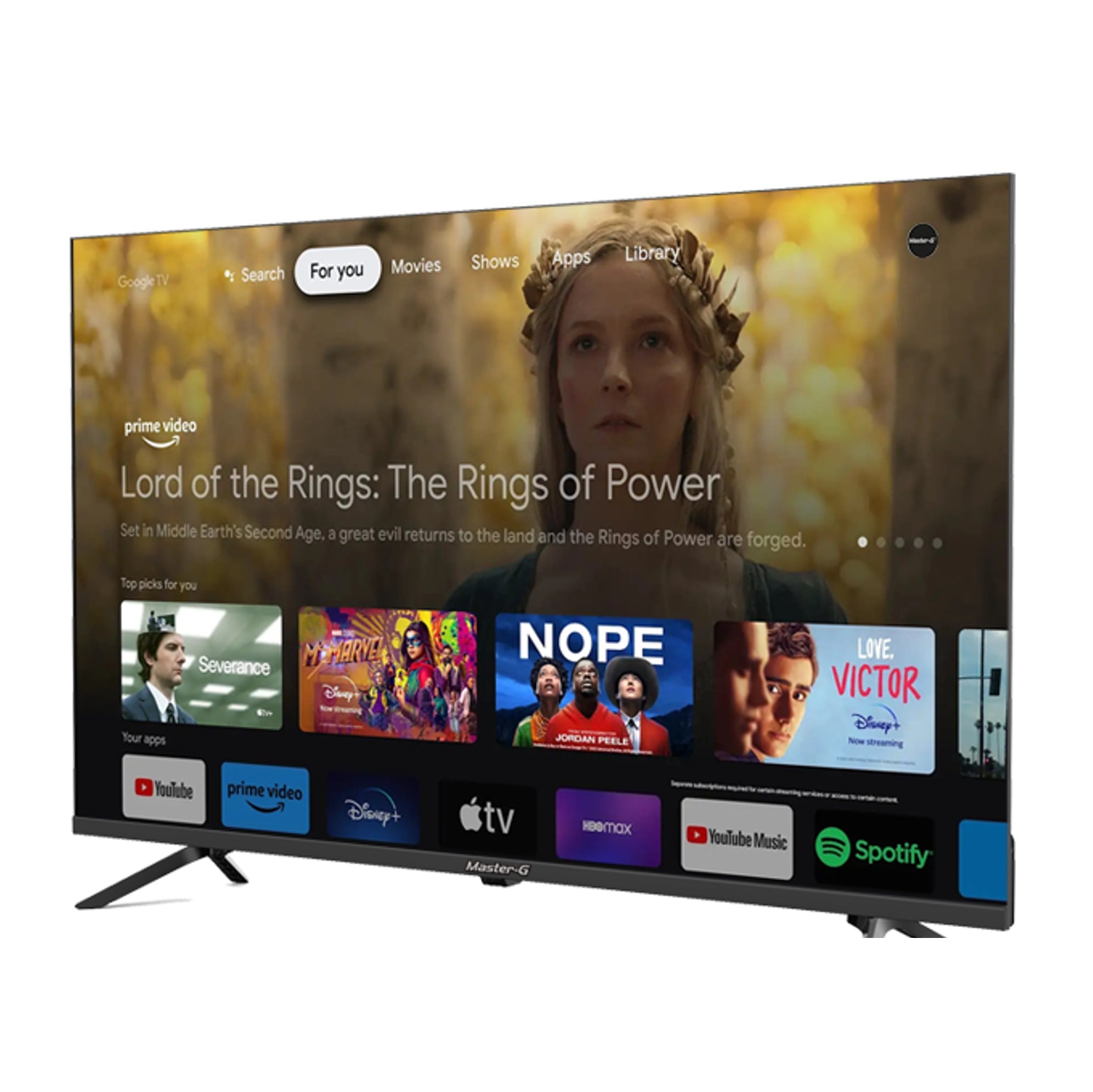 TELEVISOR SMARTV MASTER G 43 PULGADAS FULL HD - 4