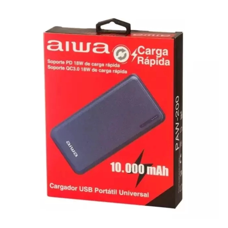 POWER BANK AIWA BATERIA EXTERNA 10000MAH - 4