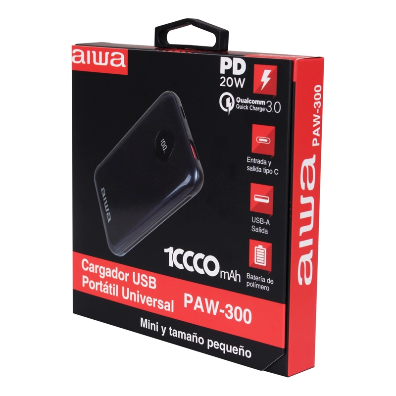 POWER BANK BATERIA PORTATIL AIWA 10000MAH - 2