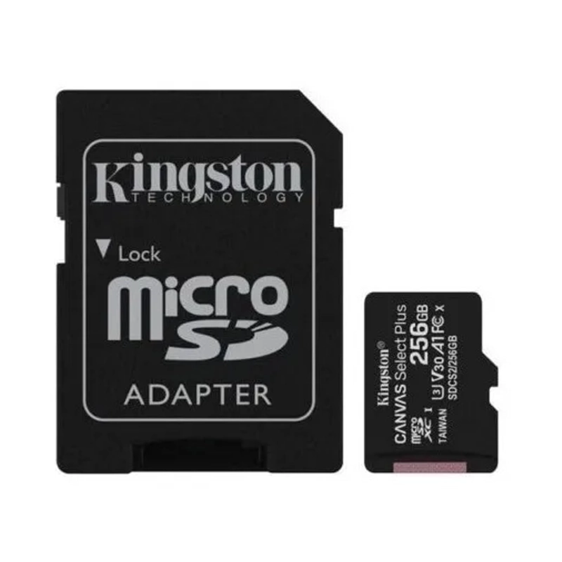 MEMORIA MICRO SD DE 256GB KINGSTON CLASE 10 FULL HD 100MB/S - 2