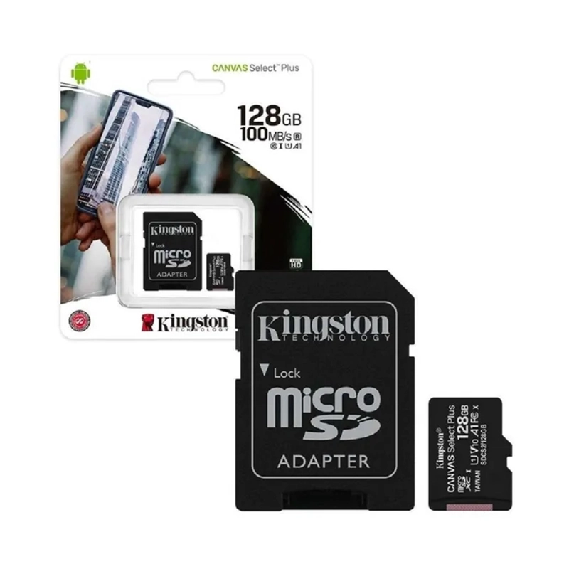 MEMORIA MICRO SD 128GB KINGSTON CANVAS SELECT CLASE 10 - 1