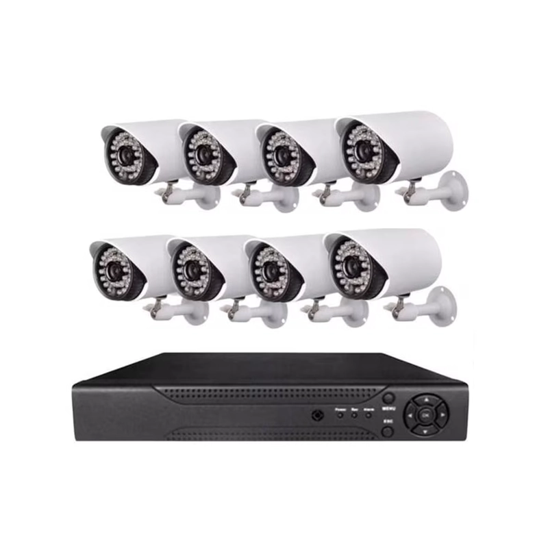 KIT DE 8 CAMARAS HD CON DVR 1080P FULL HD - 1